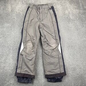 Obermeyer Charger Snow Ski Pants Youth Kids Junior Size 12 Gray‎ Insulated